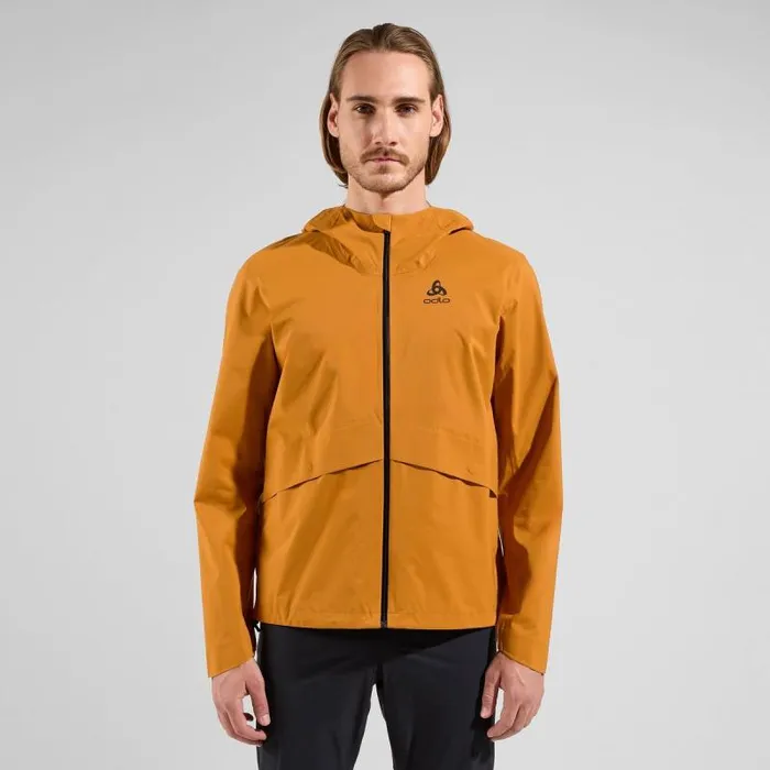 Odlo Jackets and Vests The Ride 365 Waterproof Cycling Jacket Honey Ginger 8211 Men