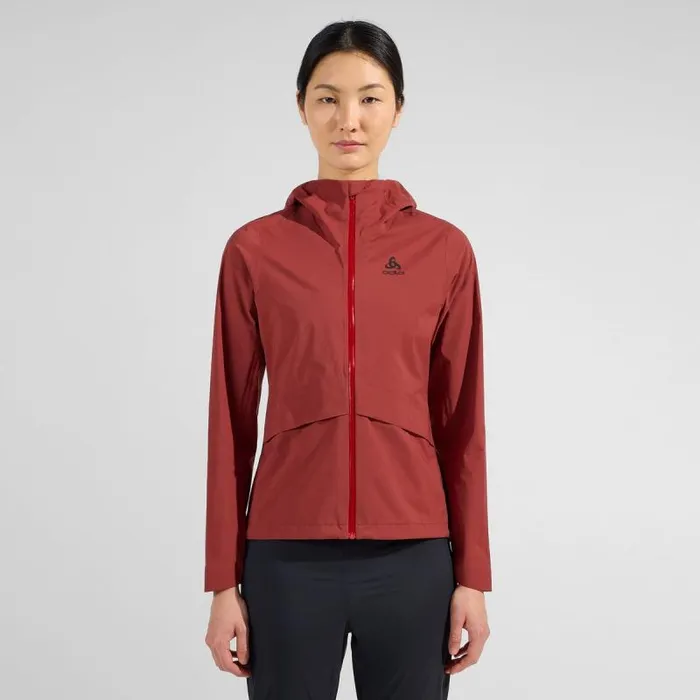 Odlo Jackets and Vests The Ride 365 Waterproof Cycling Jacket Spiced Apple 8211 Women