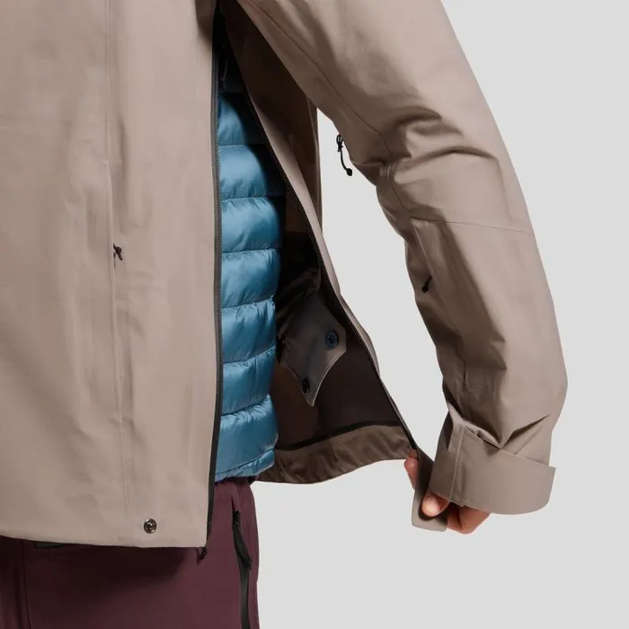 Odlo Jackets and Vests The XAlp 3l Ski Anorak Cinder 8211 Men