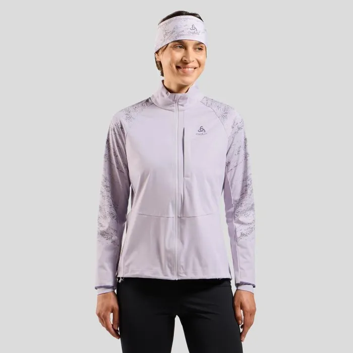 Odlo Jackets and Vests The Zeroweight Pro Warm Reflective Running Jacket 20 Misty Lilac 8211 Women