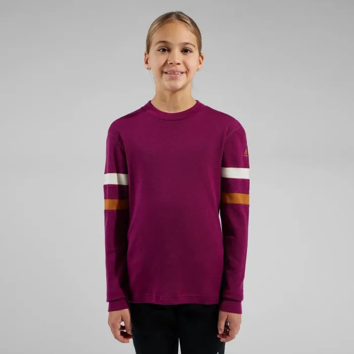 Odlo Mid Layers and Longsleeves The Espeland Merino 215 Mid Layer Amaranth 8211 Kids Odlo Mid Layers and Longsleeves The Espeland Merino 215 Mid Layer Amaranth 8211 Kids