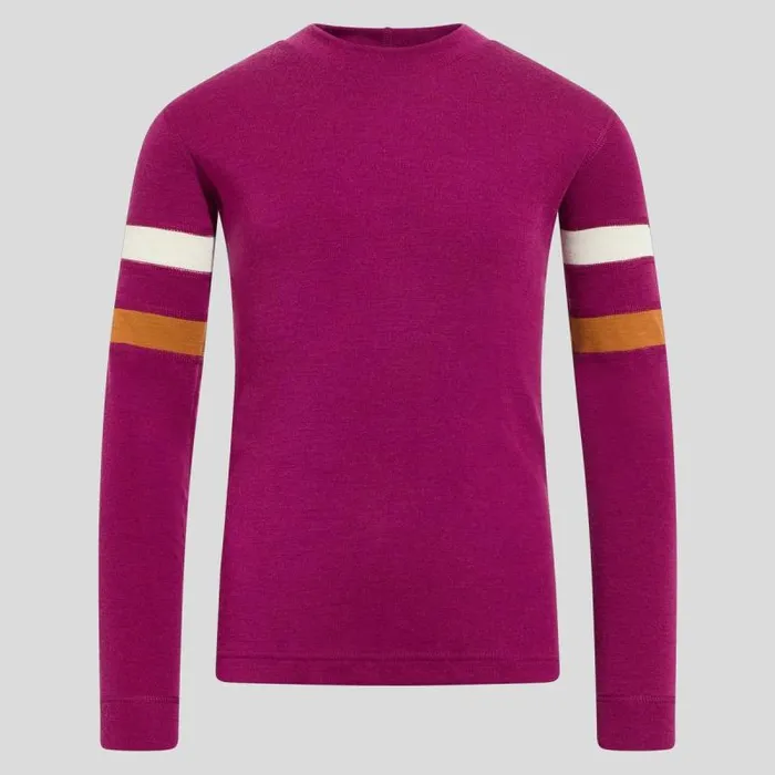 Odlo Mid Layers and Longsleeves The Espeland Merino 215 Mid Layer Amaranth 8211 Kids