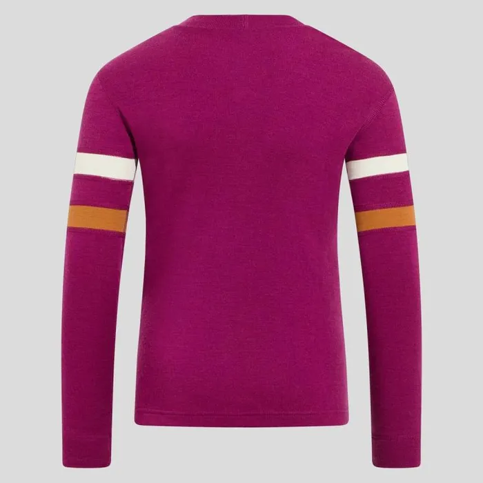 Odlo Mid Layers and Longsleeves The Espeland Merino 215 Mid Layer Amaranth 8211 Kids