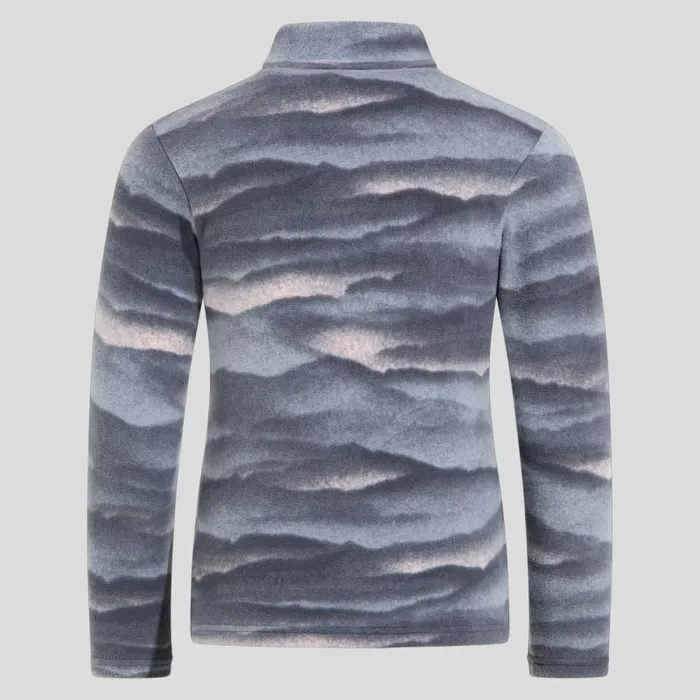 Odlo Mid Layers and Longsleeves The Roy 039 Graphic HalfZip Mid Layer India Ink 8211 Kids