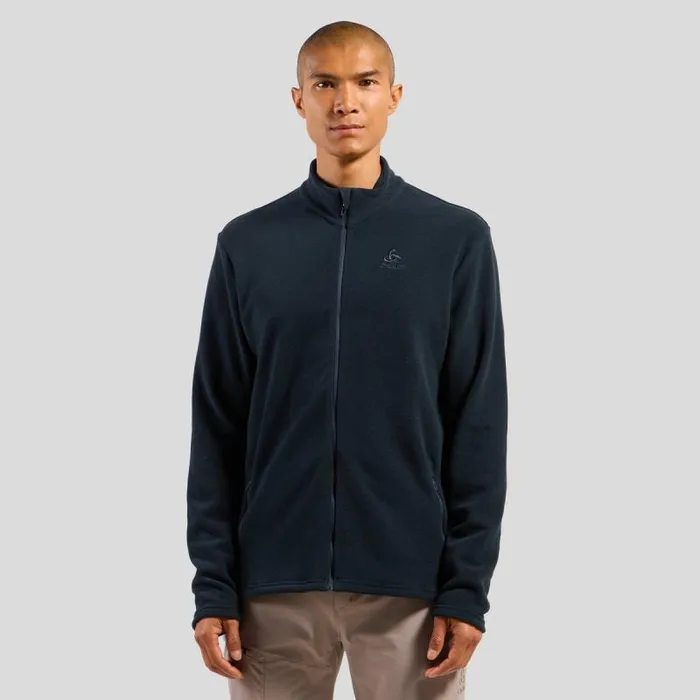 Odlo Mid Layers and Longsleeves The Roy Full Zip Mid Layer Top Dark Sapphire 8211 Black 8211 Stripes 8211 Men Odlo Mid Layers and Longsleeves The Roy Full Zip Mid Layer Top Dark Sapphire 8211 Black 8211 Stripes 8211 Men