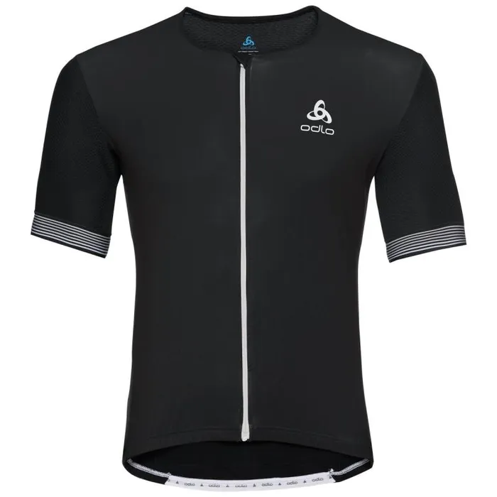 Odlo Tshirts and Polos Jersey Full Zip Ceramicool XLight Black 8211 Men