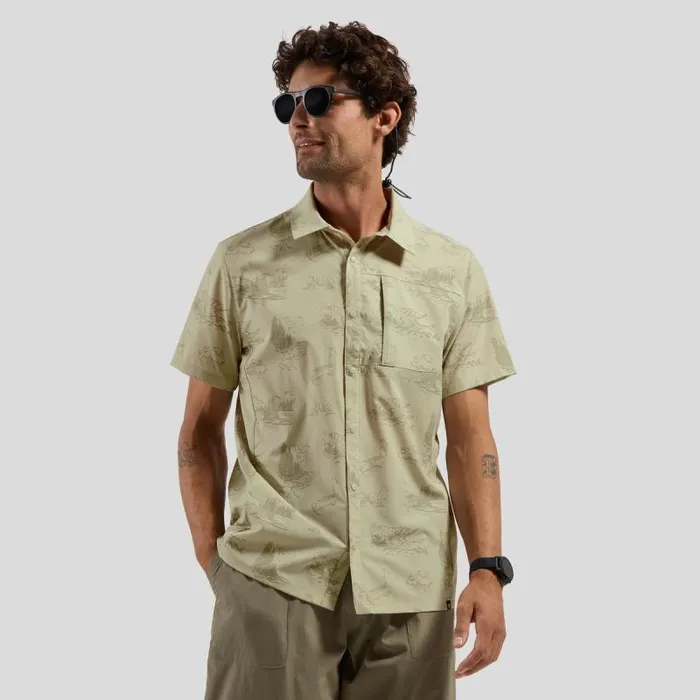 Odlo Tshirts and Polos The Hyper Contrast Short Sleeve Print Hiking Shirt Agate Gray 8211 Men Odlo Tshirts and Polos The Hyper Contrast Short Sleeve Print Hiking Shirt Agate Gray 8211 Men