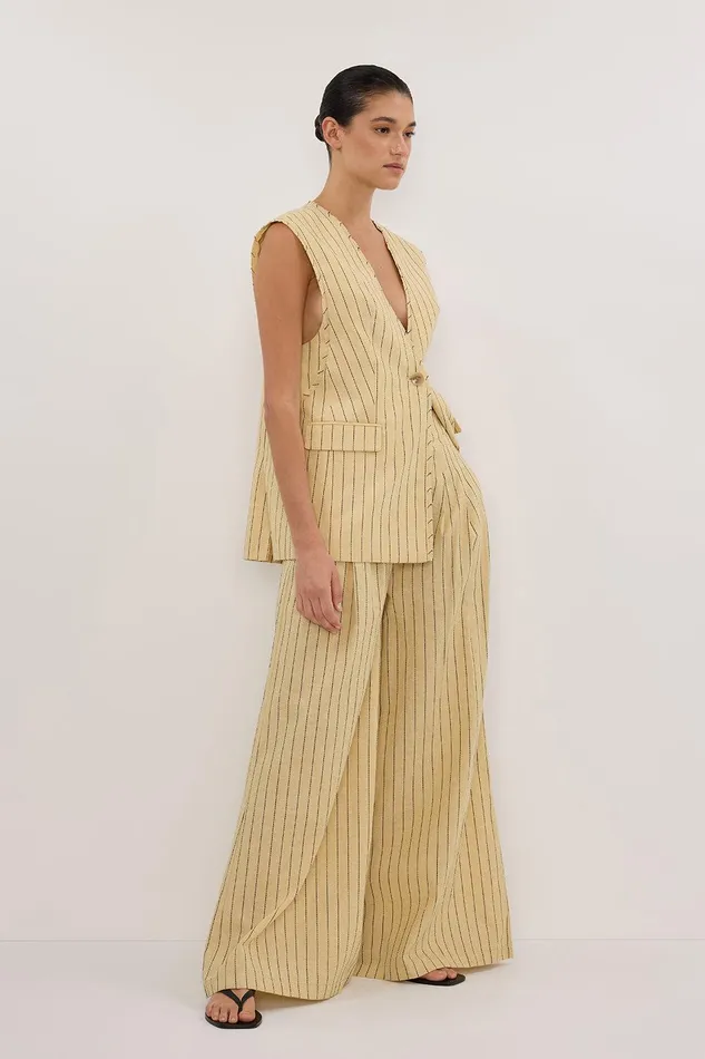 OLLIE DUNE STRIPE OVERSIZED VEST Women DISSH Vests