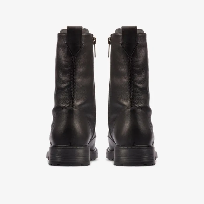 Orinoco 2 Style Black Leather Women Clarks Boots and Booties