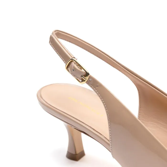 Palerma Slingback Pump Biscuit Patent Women Bruno Magli Heels