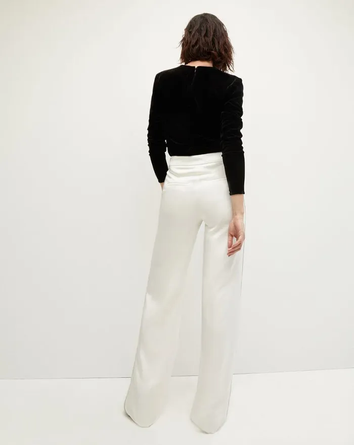 Pants Shop Veronica Beard Millicent Evening Pant Winter White