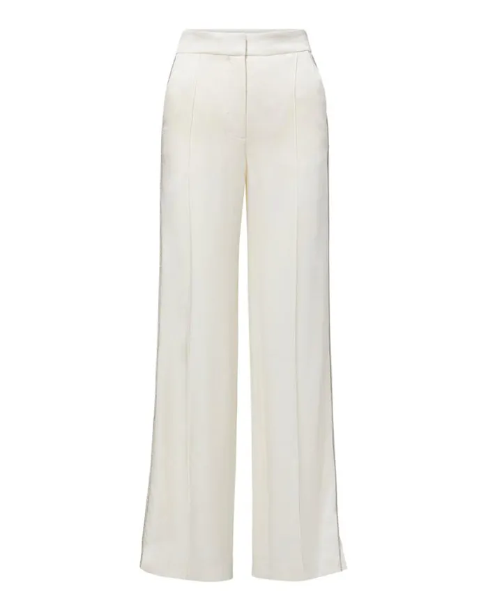 Pants Shop Veronica Beard Millicent Evening Pant Winter White