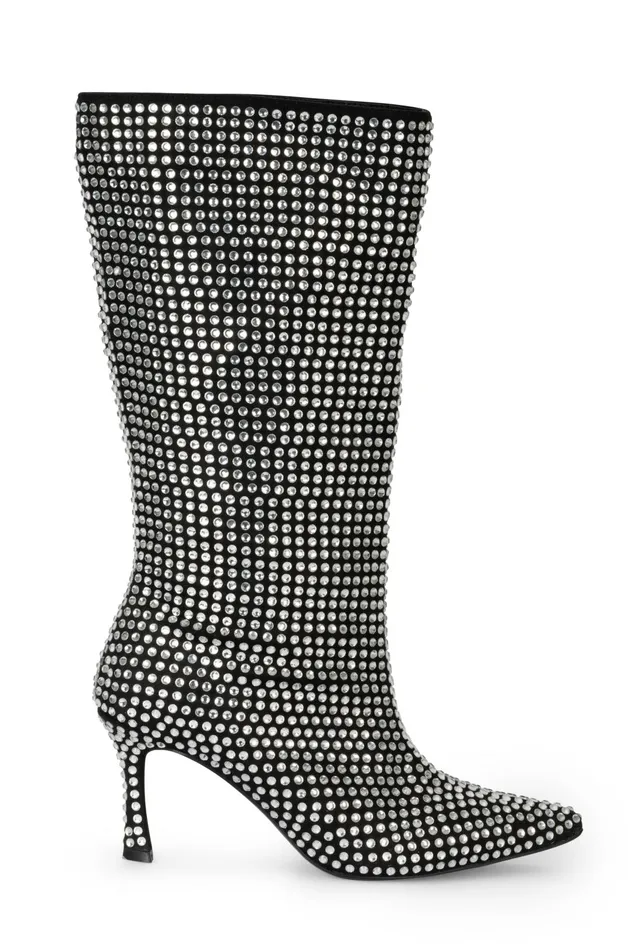 Paris Boots 8211 Silver Women Cras Shoes