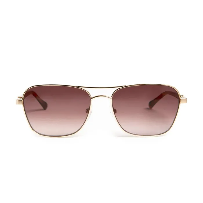 Playa Aviator Sunglasses 8211 Gold Tortoise Men Bruno Magli Sunglasses