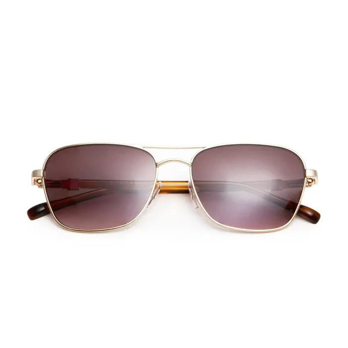Playa Aviator Sunglasses 8211 Gold Tortoise Men Bruno Magli Sunglasses