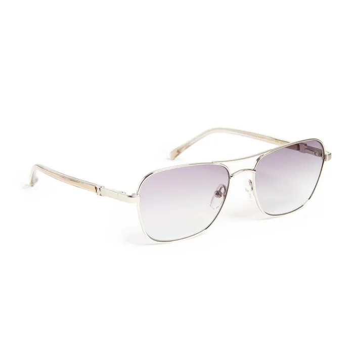 Playa Aviator Sunglasses 8211 Silver Women Bruno Magli Sunglasses