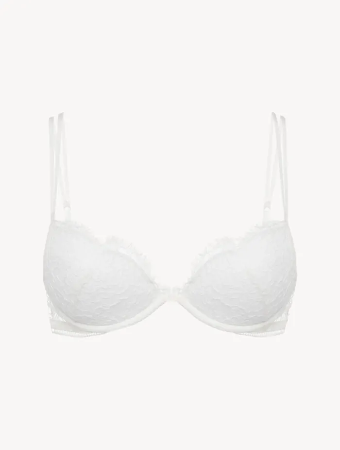 Pushup Bra With Lace In Natural Lingerie La Perla Padded
