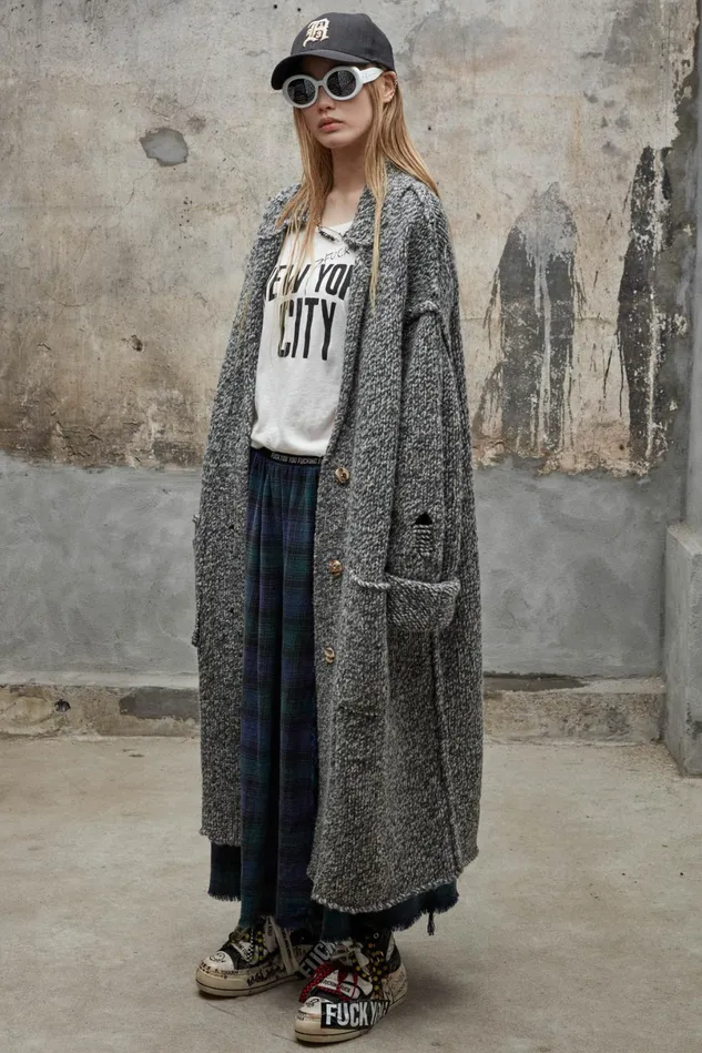 R13 Jackets and Coats Women Lapel Sweater Coat