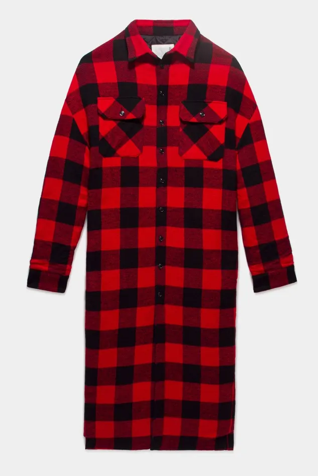 R13 Jackets and Coats Women Long Padded Overshirt R13 Jackets and Coats Women Long Padded Overshirt