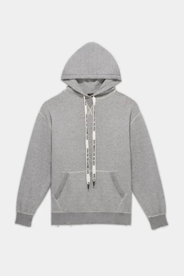 R13 Sweatshirts Women Fyyff Oversized Hoodie 8211 Heather Grey