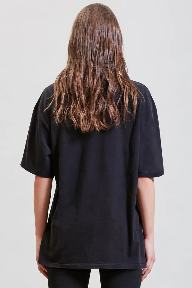 R13 TShirts Women Nirvana Concert Oversized T Shirt 8211 Black