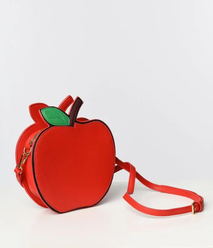 Red Apple Crossbody Bag Accessories Unique Vintage Novelty Bags