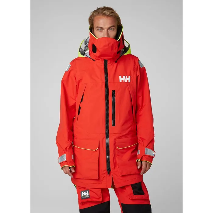 Sailing Jackets Men Helly Hansen AEGIR OCEAN JACKET 222 Alert Red