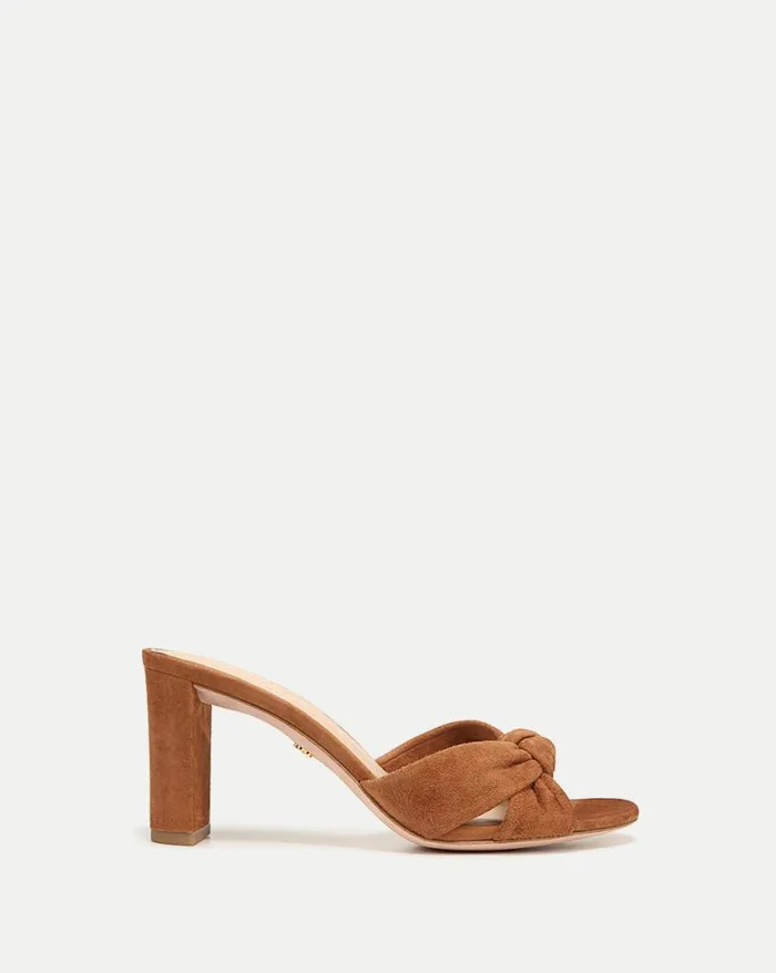 Sandals Shop Veronica Beard Ganita KnotFront Sandal Hazelwood