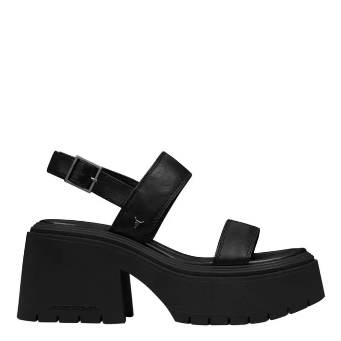 Sandals Women Windsor Smith COSMOS BLACK CHUNKY SANDALS