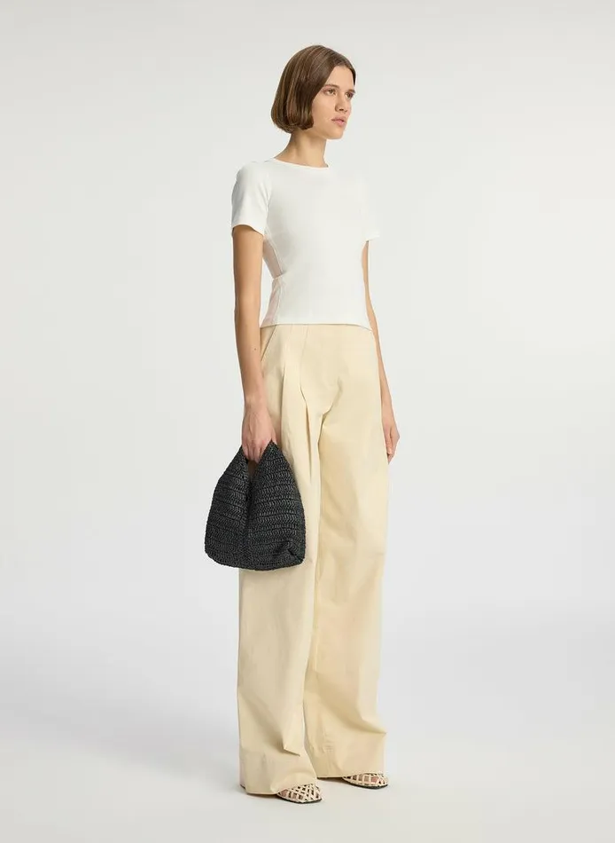 Sets Women ALC Simone Raffia Bag Black Sets Women ALC Simone Raffia Bag Black