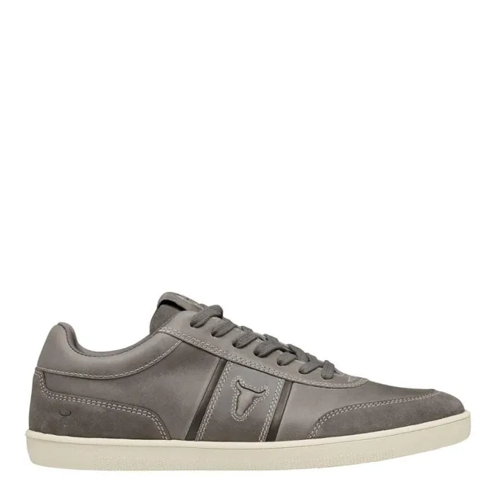 Shoes Men Windsor Smith CARLO SMOKE LEATHER SUEDE SHOES
