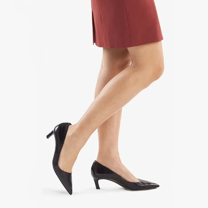 Shoes The Lillian Pump 8211 Kidskin Black 8211 M M LaFleur Women