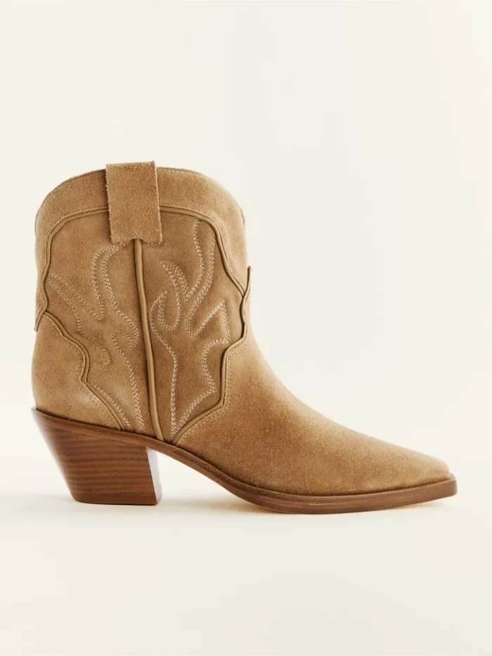 Shoes The Reformation Otto Mini Western Boot Toasted Coconut