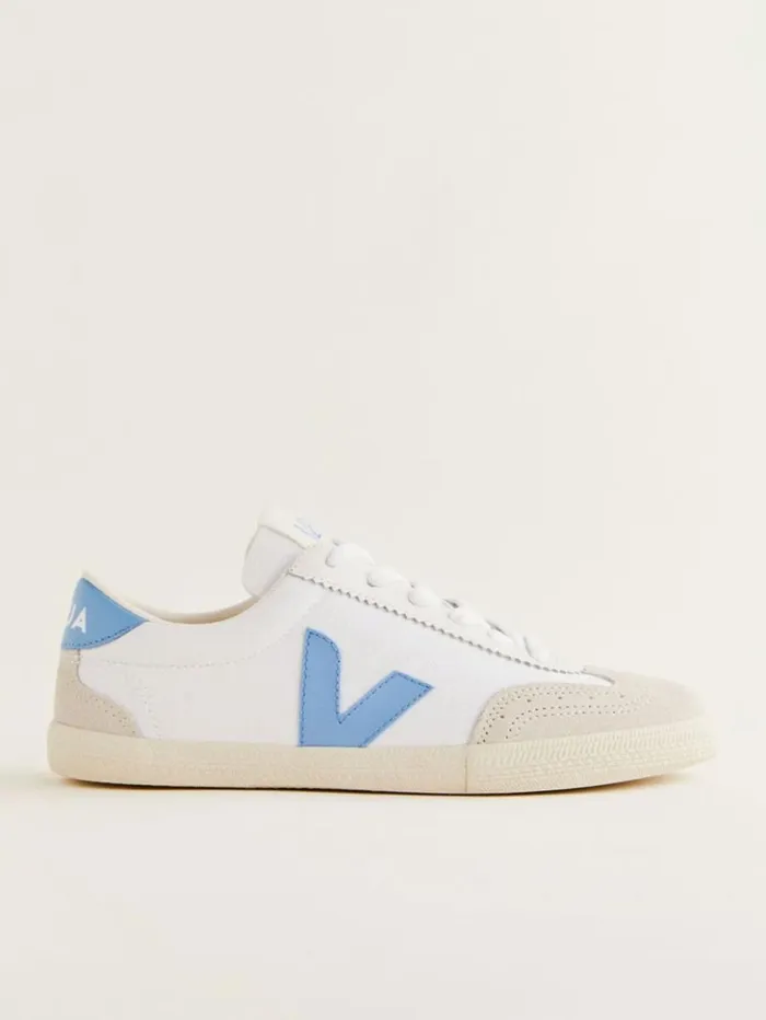 Shoes The Reformation Veja Volley Sneaker White Aqua