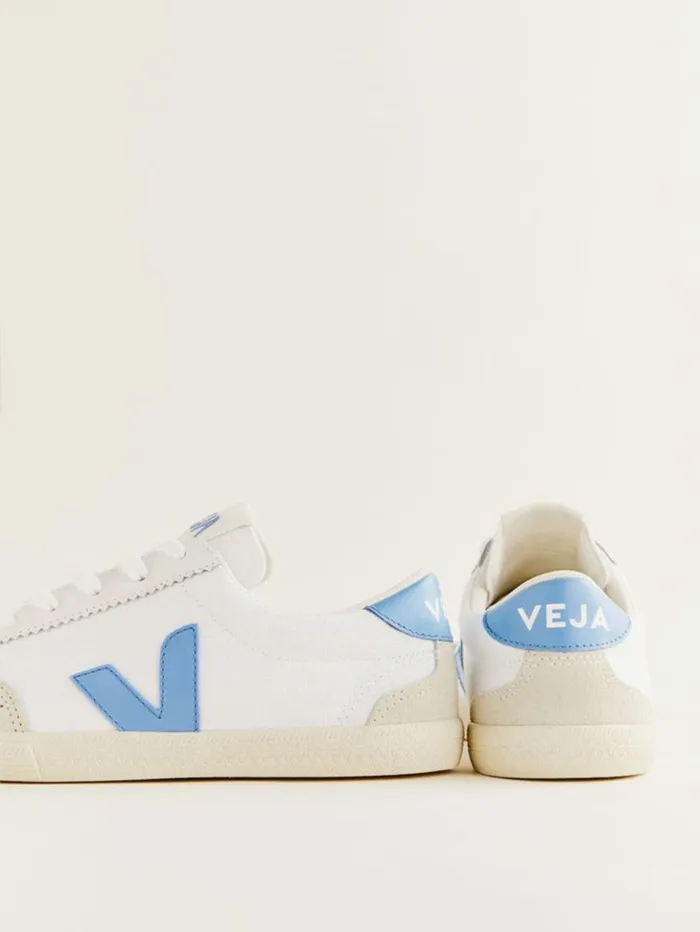 Shoes The Reformation Veja Volley Sneaker White Aqua