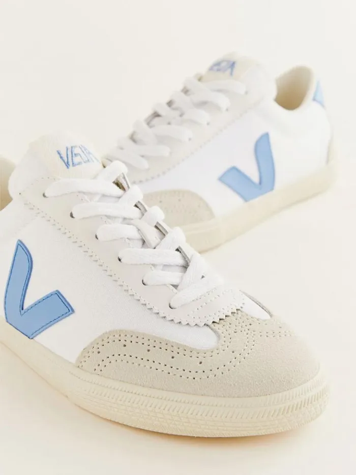 Shoes The Reformation Veja Volley Sneaker White Aqua