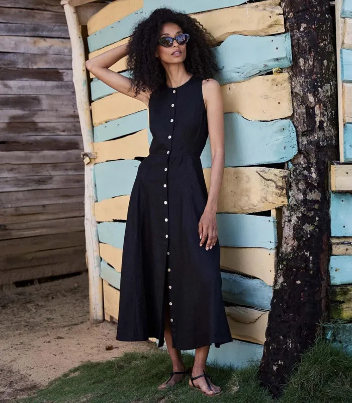 Shop BRYONY DRESS Black DEN Dresses
