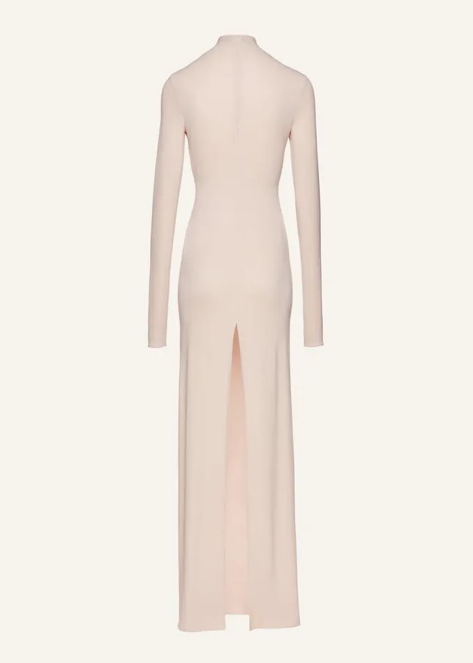 Shop Magda Butrym Dresses Ruched Floral Appliqu Maxi Dress In Beige Shop Magda Butrym Dresses Ruched Floral Appliqu Maxi Dress In Beige