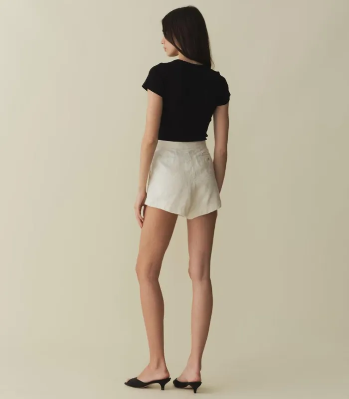 Shop MAVEN SHORT Sweet Almond DEN Pants and Shorts