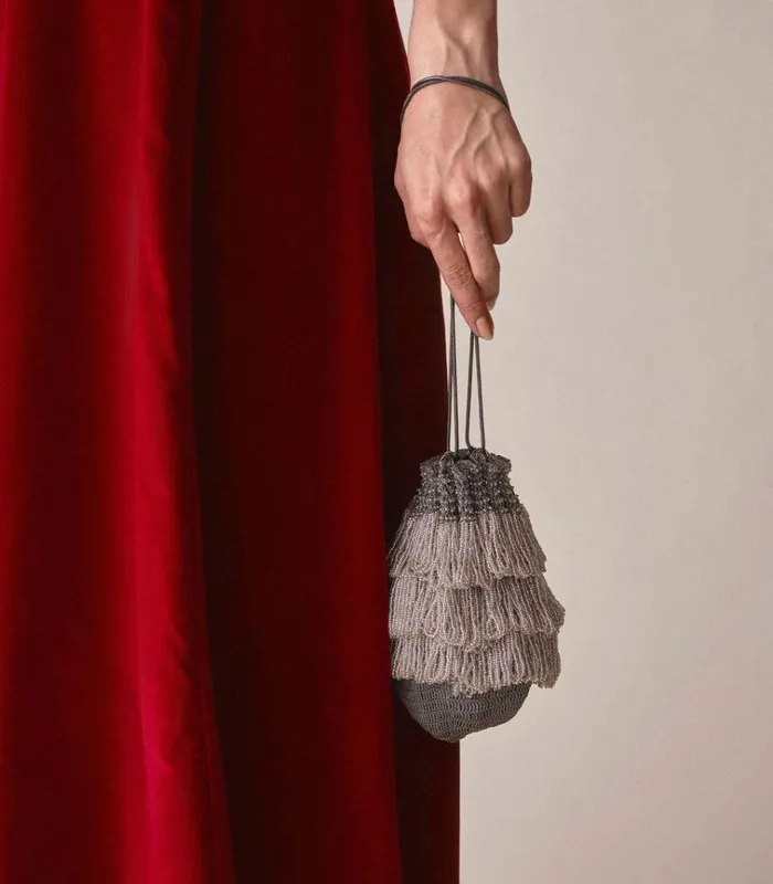 Shop PASCALLE PURSE Antique Sterling DEN Bags