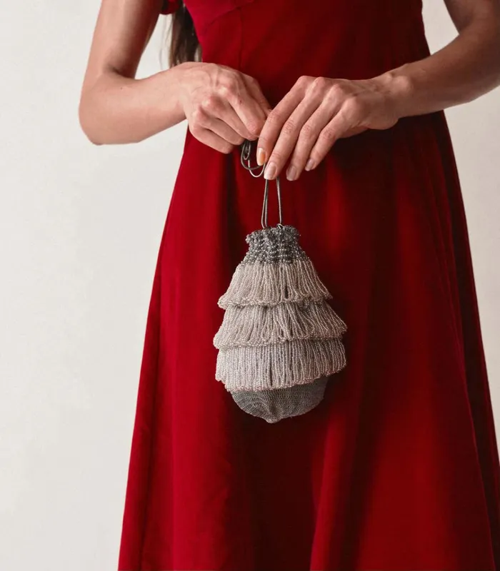 Shop PASCALLE PURSE Antique Sterling DEN Bags