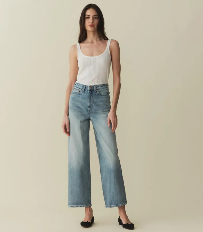 Shop SHAE TANK Salt Apolline Pointelle DEN Tees