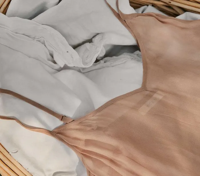 Shop SHORT DEEP VNECK SLIP Sand Dollar DEN Delicates and Sleepwear