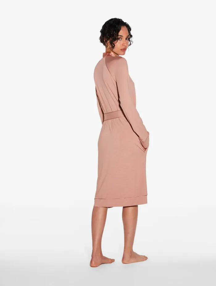 Short Robe In Blush Clay Sleepwear La Perla Robes