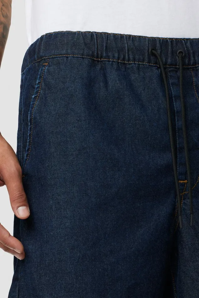 Shorts Men Hudson Jeans Drawcord Short Dark Chambray Shorts Men Hudson Jeans Drawcord Short Dark Chambray