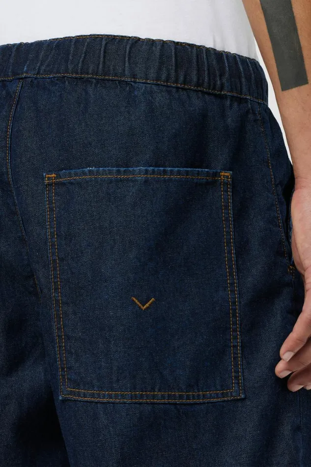 Shorts Men Hudson Jeans Drawcord Short Dark Chambray Shorts Men Hudson Jeans Drawcord Short Dark Chambray