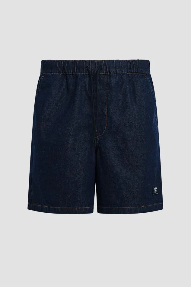 Shorts Men Hudson Jeans Drawcord Short Dark Chambray Shorts Men Hudson Jeans Drawcord Short Dark Chambray