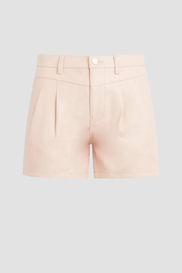 Shorts Women Hudson Jeans Front Yoke Pleated Short Cameo Rose Shorts Women Hudson Jeans Front Yoke Pleated Short Cameo Rose
