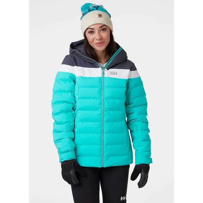 Ski Jackets Women Helly Hansen W IMPERIAL PUFFY JACKET 525 Turquoise