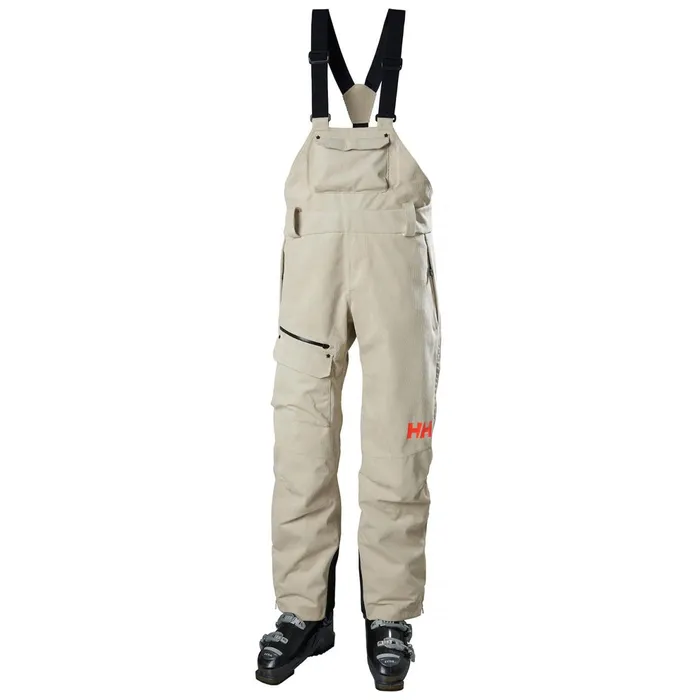 Ski Pants Women Helly Hansen W POWDERQUEEN BIB PANT 857 Pelican